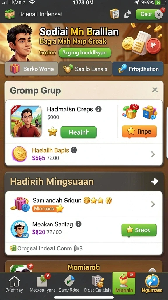 dewa22 - Tampilan antarmuka yang user-friendly dan menarik.