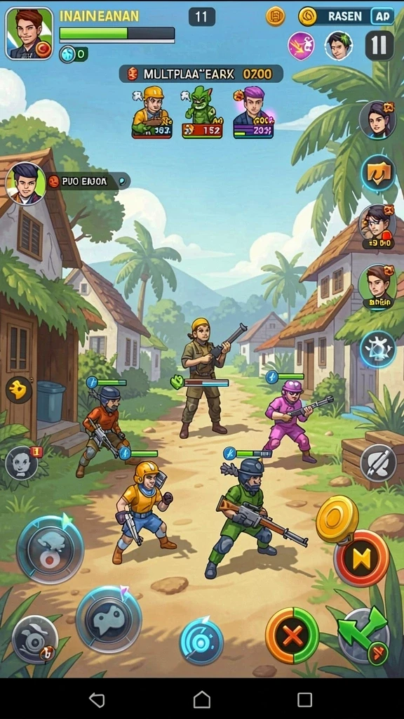 qqrp - Mode multiplayer yang memungkinkan pemain bersaing.
